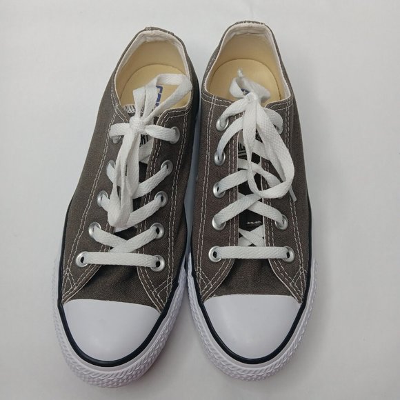 Converse All Star Womens 6 Mens 4 Shoes Low Top Gray Canvas Sneakers Lace Up - Picture 1 of 16